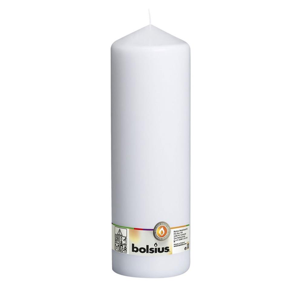 Bolsius White Pillar Candle 30cm x 10cm £14.39